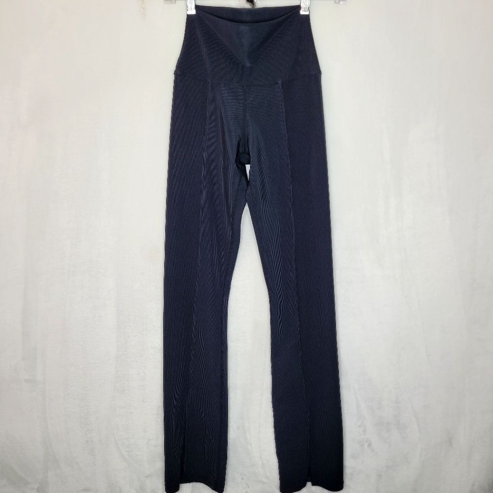 Beach Riot Sport High Waist Ribbed Legging Pants With Slits Size XS